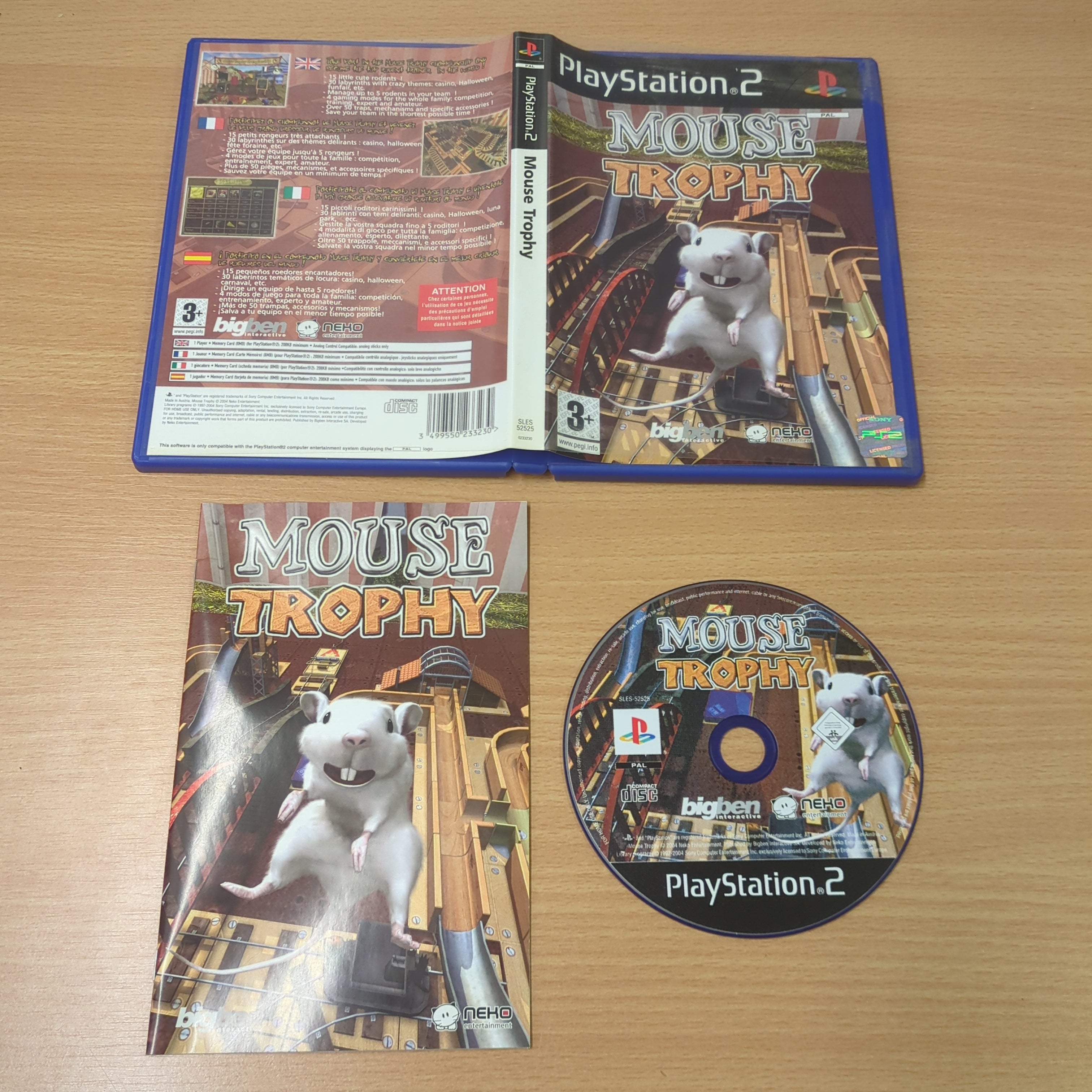 Mouse Trophy Sony PS2 game Mouse Trophy Sony PS2 game